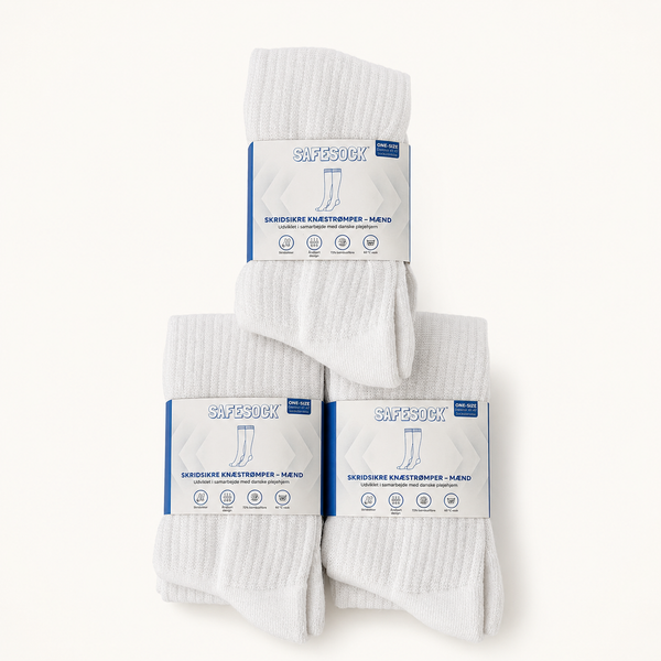 SafeSock Knæstrømper – 3-pak